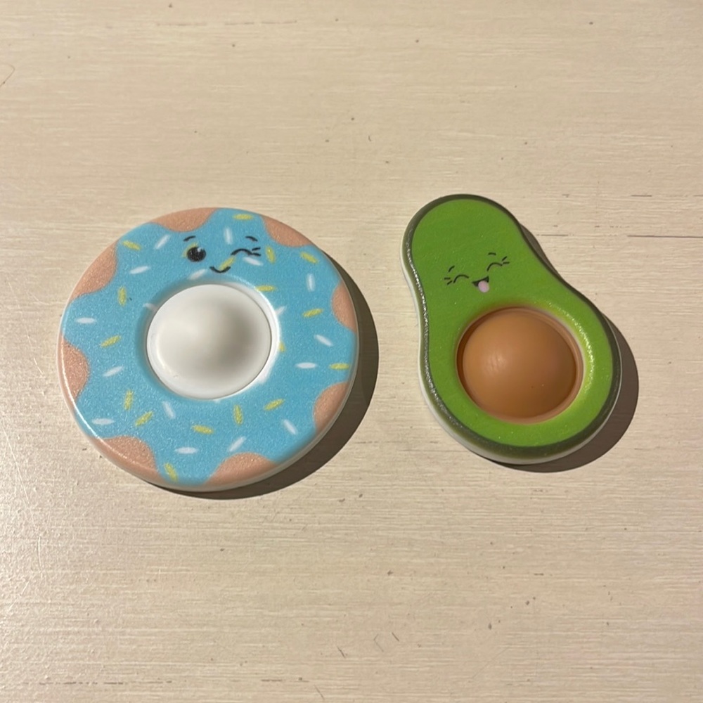 Avocado and donut simple dimple